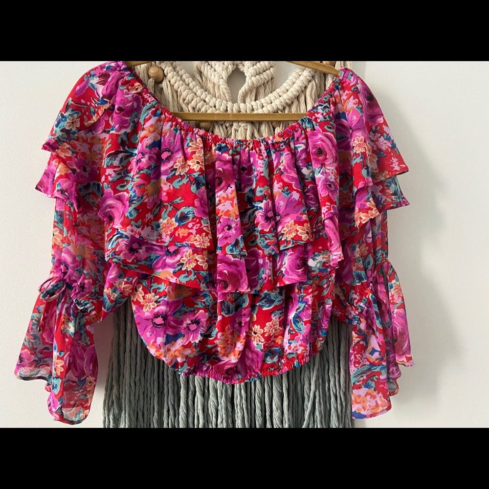 Off the shoulder blouse